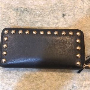Rebecca Minkoff Black Studded Wallet